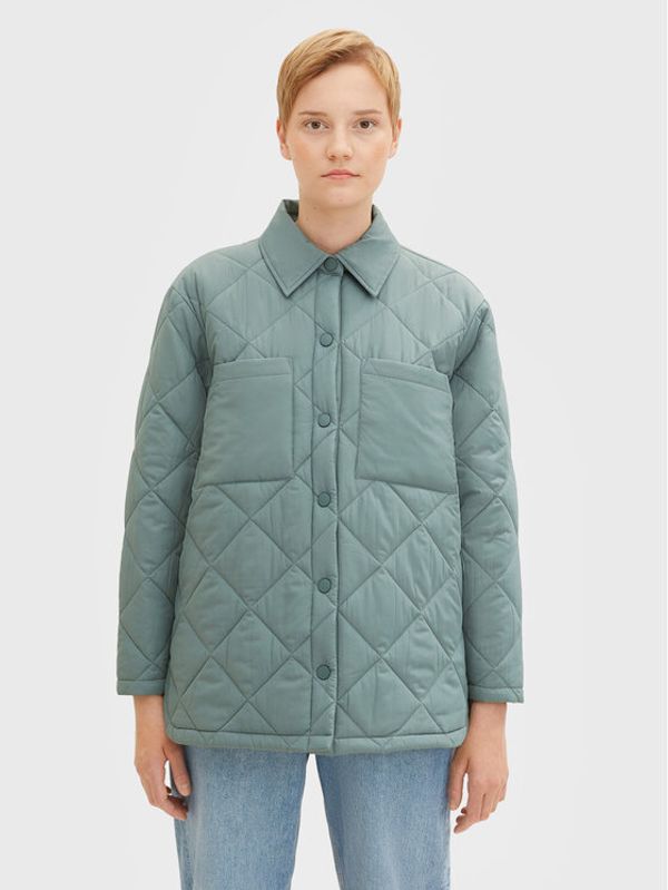 Tom Tailor Denim Tom Tailor Denim Pernata jakna 1031392 Zelena Relaxed Fit