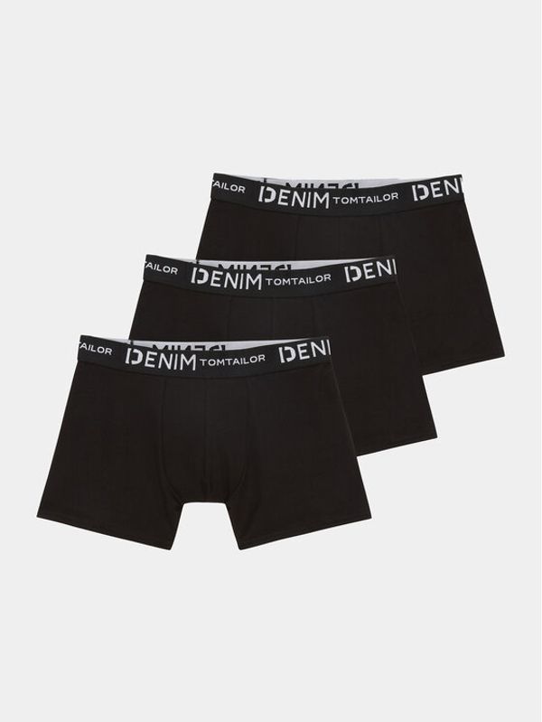Tom Tailor Denim Tom Tailor Denim Set od 3 para bokserica 1038850 Crna