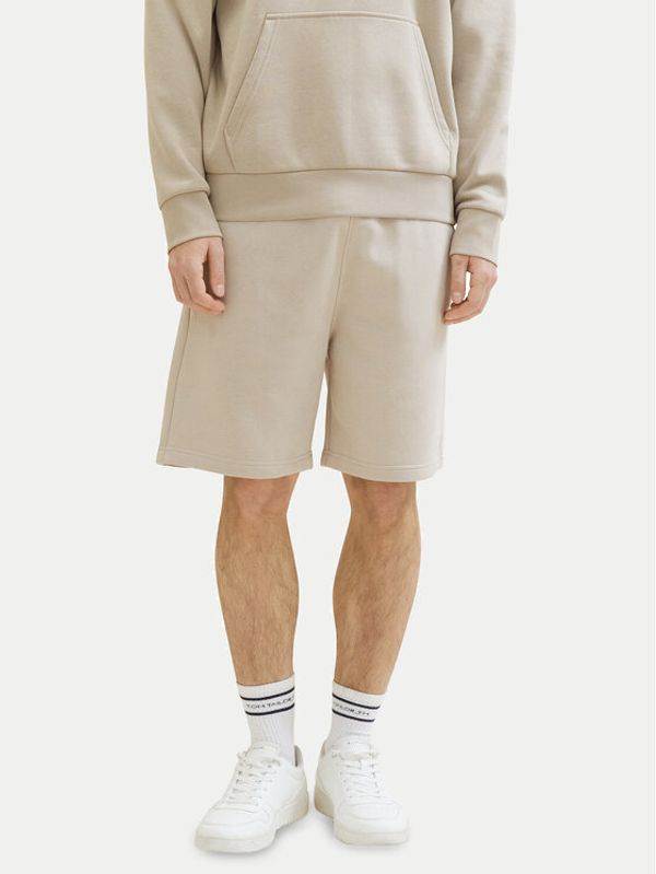 Tom Tailor Denim Tom Tailor Denim Sportske kratke hlače 1040931 Bež Relaxed Fit