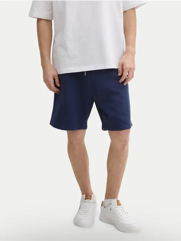 Tom Tailor Tom Tailor Denim Sportske kratke hlače 1045584 Tamnoplava Regular Fit
