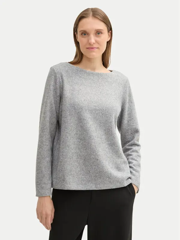Tom Tailor Tom Tailor Džemper 1043168 Siva Regular Fit