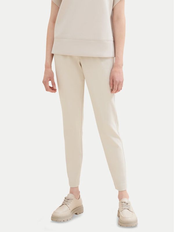 Tom Tailor Tom Tailor Hlače 1008375 Bež Loose Fit