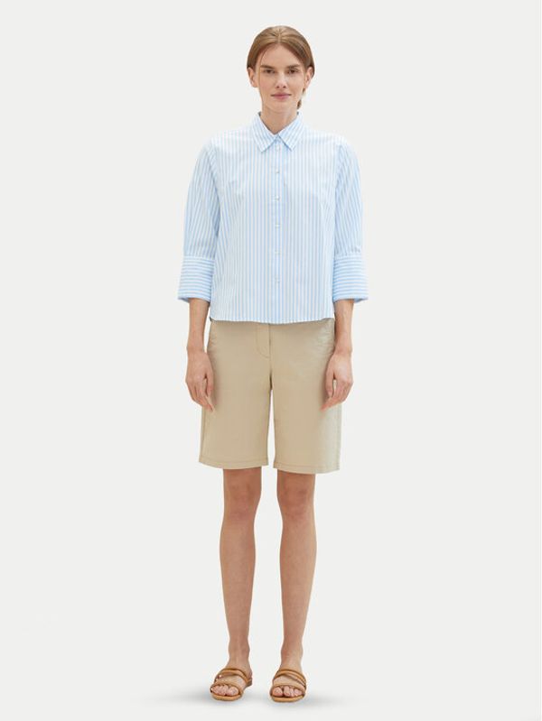 Tom Tailor Tom Tailor Kratke hlače 1040694 Bež Regular Fit