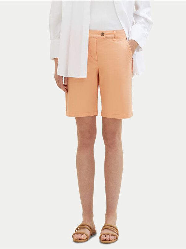 Tom Tailor Tom Tailor Kratke hlače 1040694 Koraljna Regular Fit