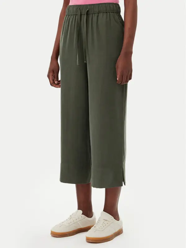 Tom Tailor Tom Tailor Kulot 1045438 Zelena Regular Fit