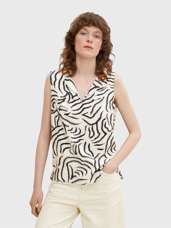 Tom Tailor Tom Tailor Majica 1031663 Bež Regular Fit