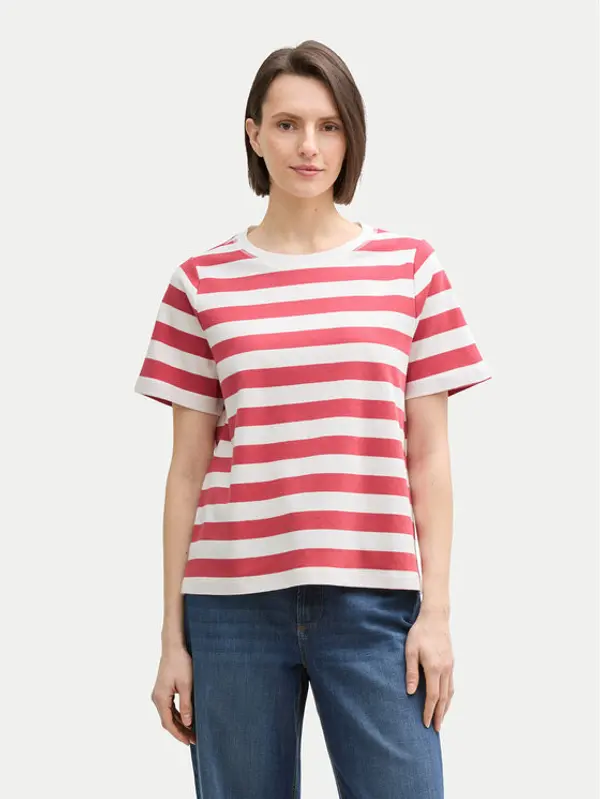 Tom Tailor Tom Tailor Majica 1045964 Crvena Regular Fit