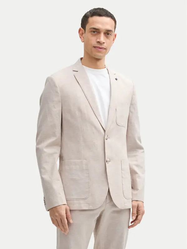 Tom Tailor Tom Tailor Sakoi 1045065 Bež Regular Fit