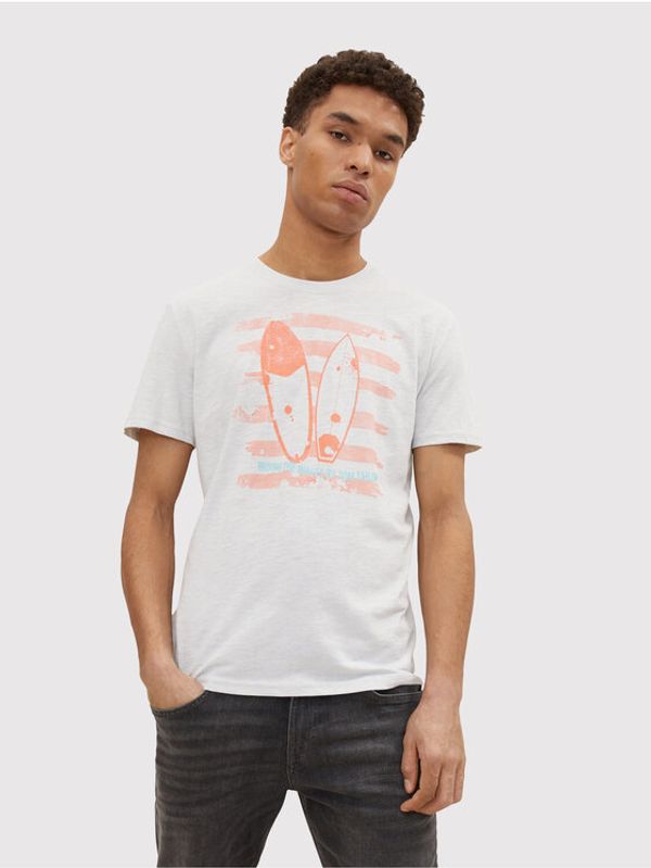 Tom Tailor Tom Tailor T-shirt 1031577 Siva Regular Fit