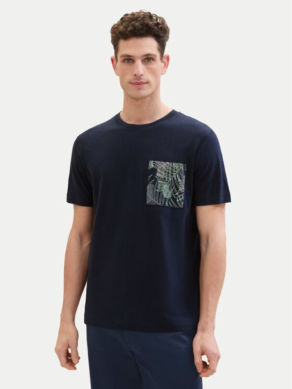 Tom Tailor Tom Tailor T-shirt 1040945 Tamnoplava Regular Fit