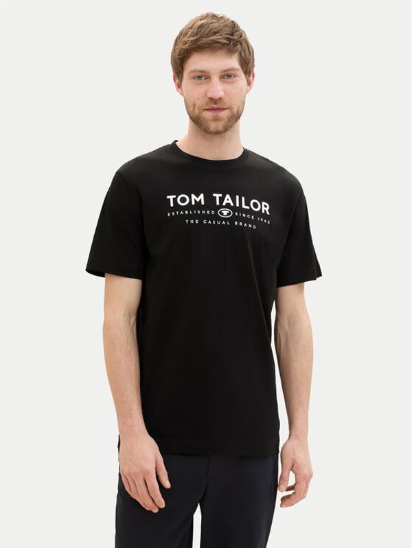 Tom Tailor Tom Tailor T-shirt 1043276 Crna Regular Fit