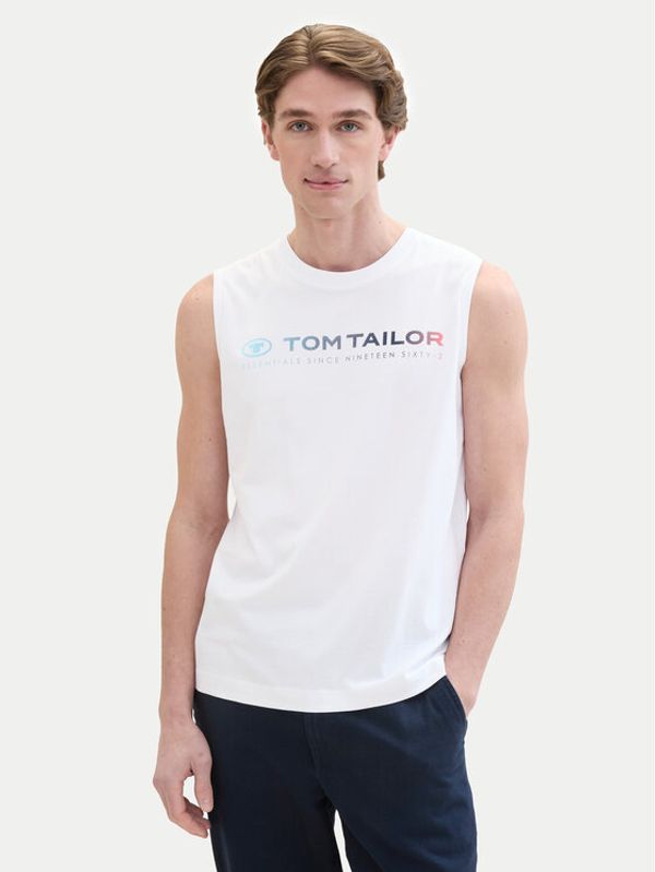 Tom Tailor Tom Tailor Tank top 1041866 Bijela Regular Fit