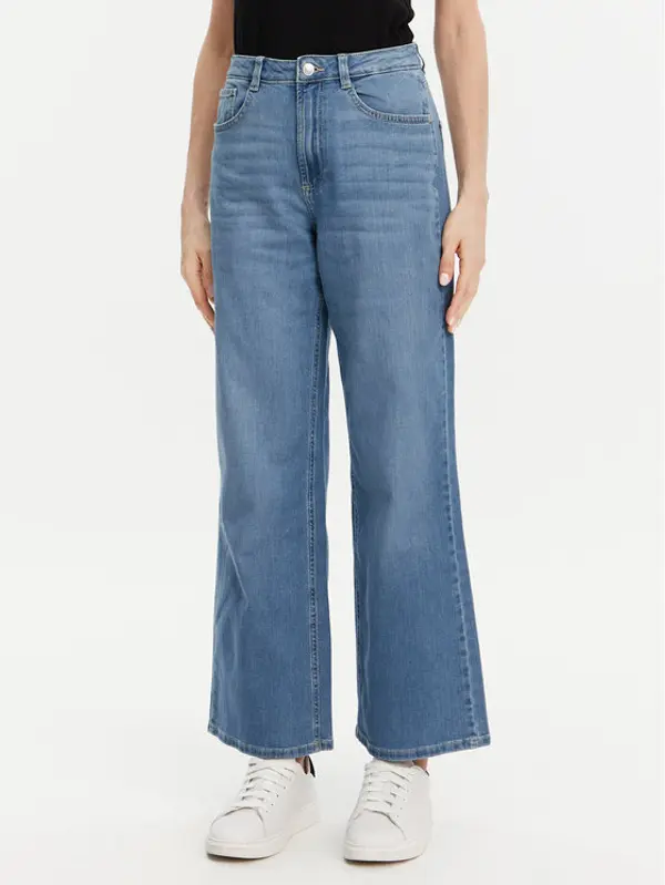 Tom Tailor Tom Tailor Traperice 1043509 Plava Wide Leg