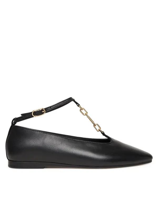 Tommy Hilfiger Tommy Hilfiger Balerinke Th-Bar Chain Ballet FW0FW09003 Crna