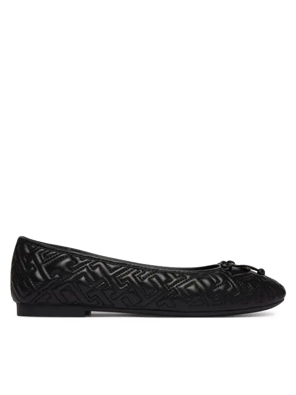Tommy Hilfiger Tommy Hilfiger Balerinke Th Quilted Ballerina FW0FW09264 Crna
