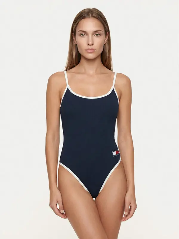 Tommy Hilfiger Tommy Hilfiger Bodi UW0UW06275 Tamnoplava Slim Fit