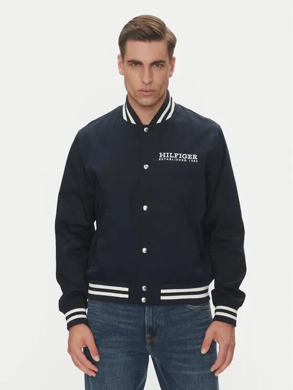 Tommy Hilfiger Tommy Hilfiger Bomber Americana Varsity MW0MW40647 Tamnoplava Regular Fit