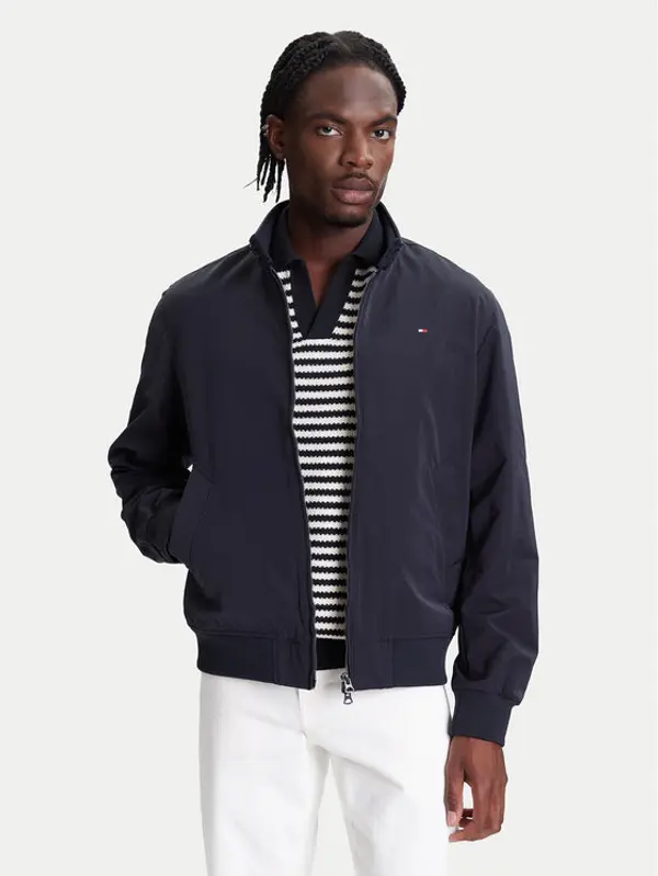 Tommy Hilfiger Tommy Hilfiger Bomber Harrington MW0MW39637 Tamnoplava Regular Fit