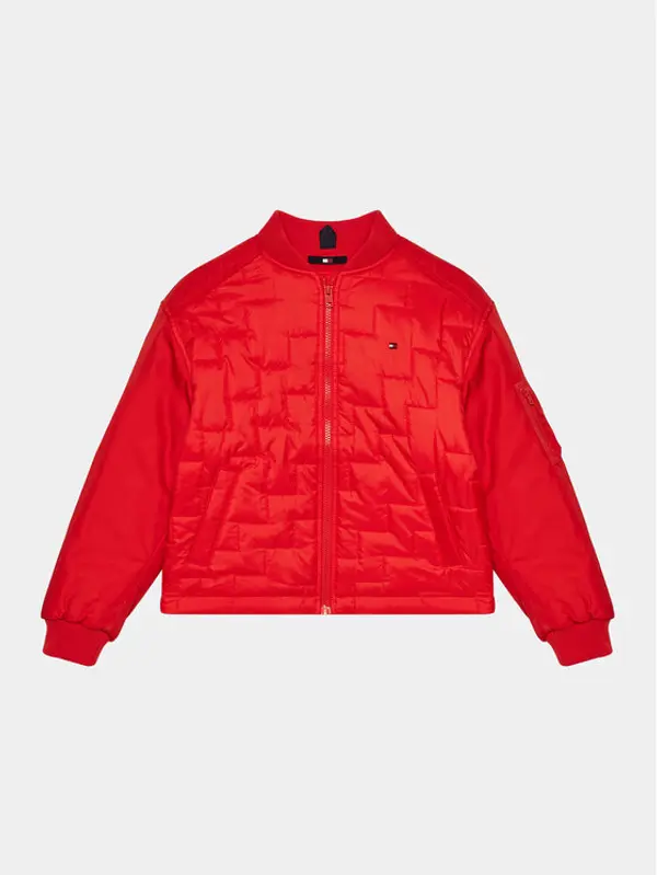 Tommy Hilfiger Tommy Hilfiger Bomber KG0KG07795 D Crvena Boxy Fit