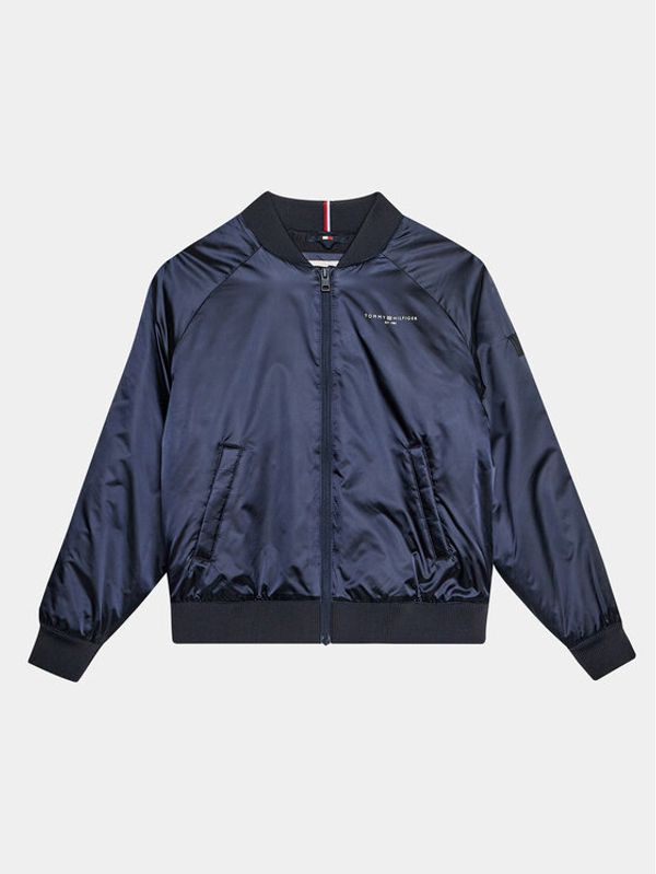 Tommy Hilfiger Tommy Hilfiger Bomber KG0KG07829 D Tamnoplava Oversize