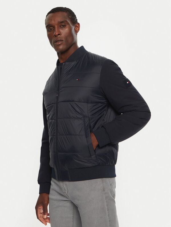 Tommy Hilfiger Tommy Hilfiger Bomber MW0MW35653 Tamnoplava Regular Fit