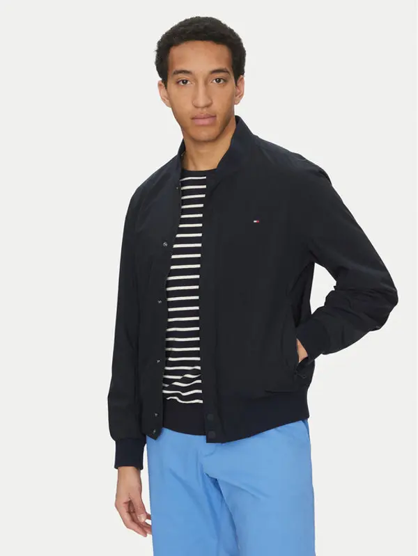 Tommy Hilfiger Tommy Hilfiger Bomber MW0MW36665 Tamnoplava Regular Fit