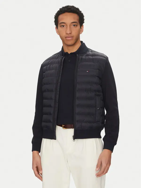 Tommy Hilfiger Tommy Hilfiger Bomber MW0MW38674 Tamnoplava Regular Fit