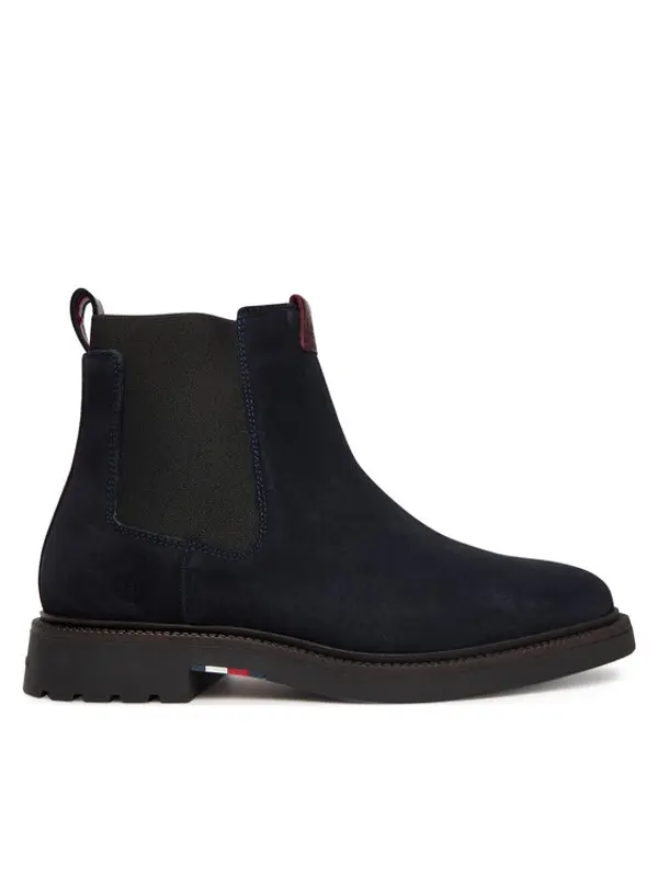 Tommy Hilfiger Tommy Hilfiger Chelsea cipele Comfort Lwt FM0FM05592 Tamnoplava