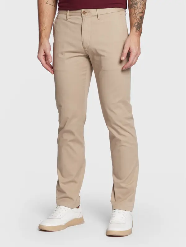 Tommy Hilfiger Tommy Hilfiger Chino Core Denton MW0MW28884 Bež Straight Fit