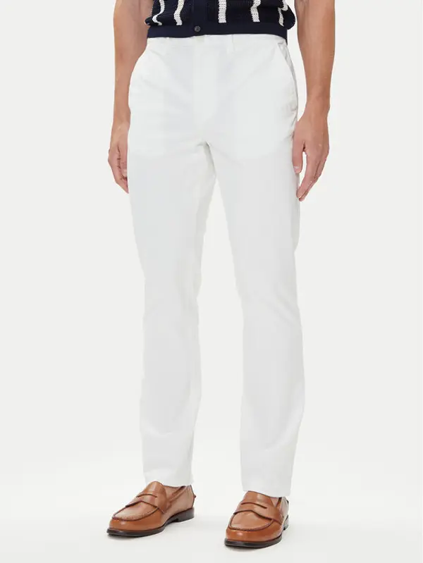 Tommy Hilfiger Tommy Hilfiger Chino Denton Essential MW0MW40262 Bijela Straight Fit