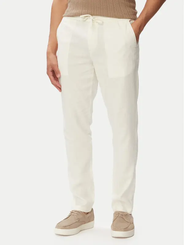 Tommy Hilfiger Tommy Hilfiger Chino Harlem MW0MW42336 Krem Regular Fit