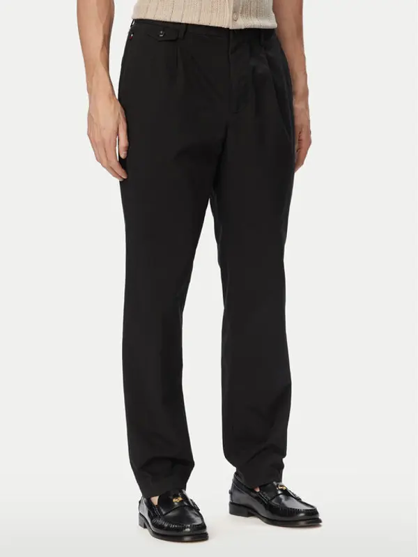 Tommy Hilfiger Tommy Hilfiger Chino Harlem MW0MW43158 Crna Regular Fit