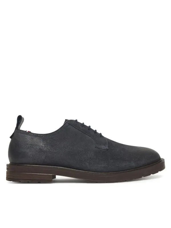 Tommy Hilfiger Tommy Hilfiger Cipele Cleated Derby FM0FM05770 Tamnoplava