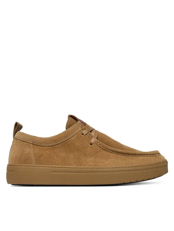 Tommy Hilfiger Tommy Hilfiger Cipele Modern Light Suede Moc Toe Shoe FM0FM05501 Smeđa