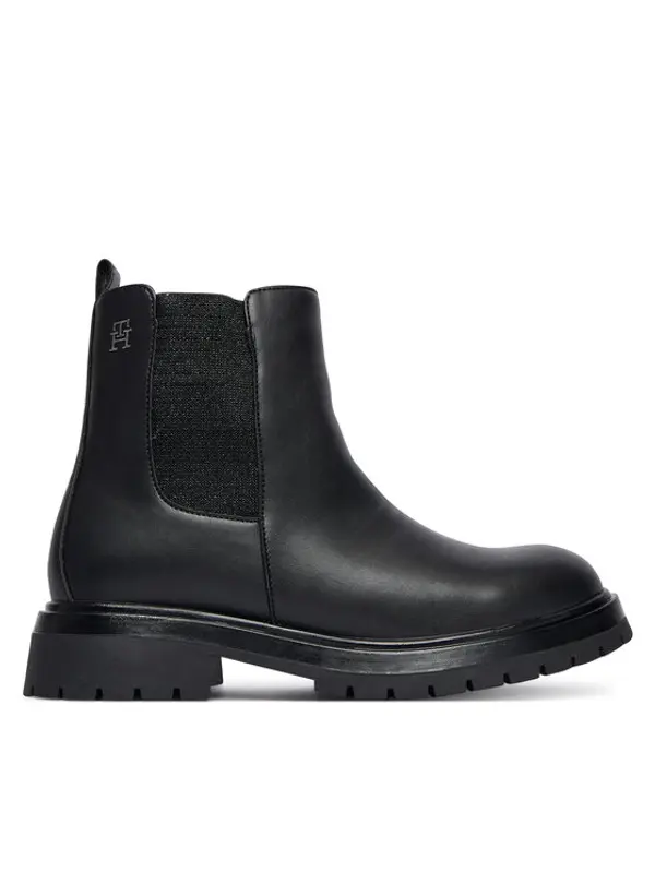 Tommy Hilfiger Tommy Hilfiger Čizme Chelsea Boot T3A5-34152-1355 D Crna