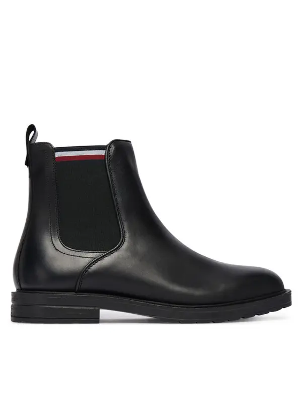 Tommy Hilfiger Tommy Hilfiger Čizme Cleated Hilifger W FM0FM05728 Crna