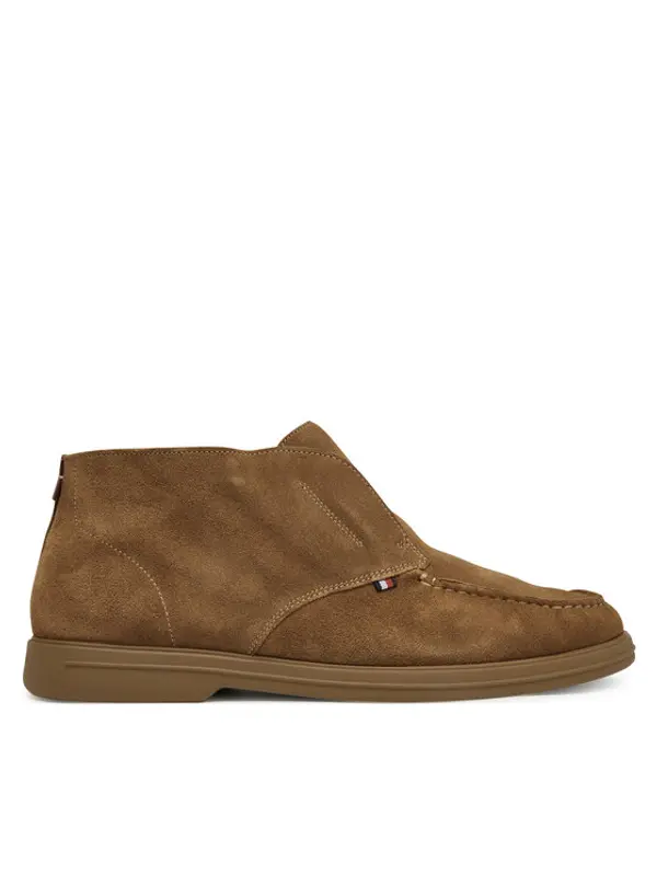 Tommy Hilfiger Tommy Hilfiger Čizme Moc T FM0FM05492 Smeđa