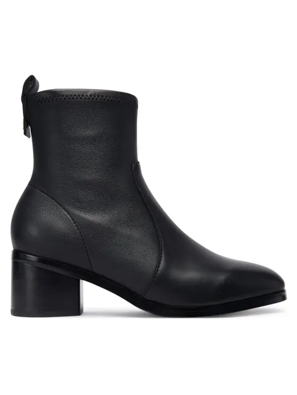 Tommy Hilfiger Tommy Hilfiger Čizme Th Stretch Leather Bootie FW0FW08860 Crna