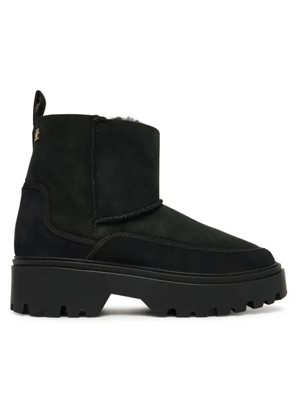 Tommy Hilfiger Tommy Hilfiger Čizme za snijeg Real Shearling Pullon FW0FW08997 Crna