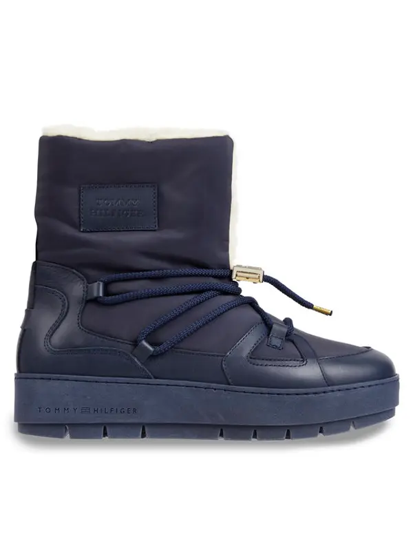 Tommy Hilfiger Tommy Hilfiger Čizme za snijeg Tommy Essential Snowboot FW0FW07504 Plava