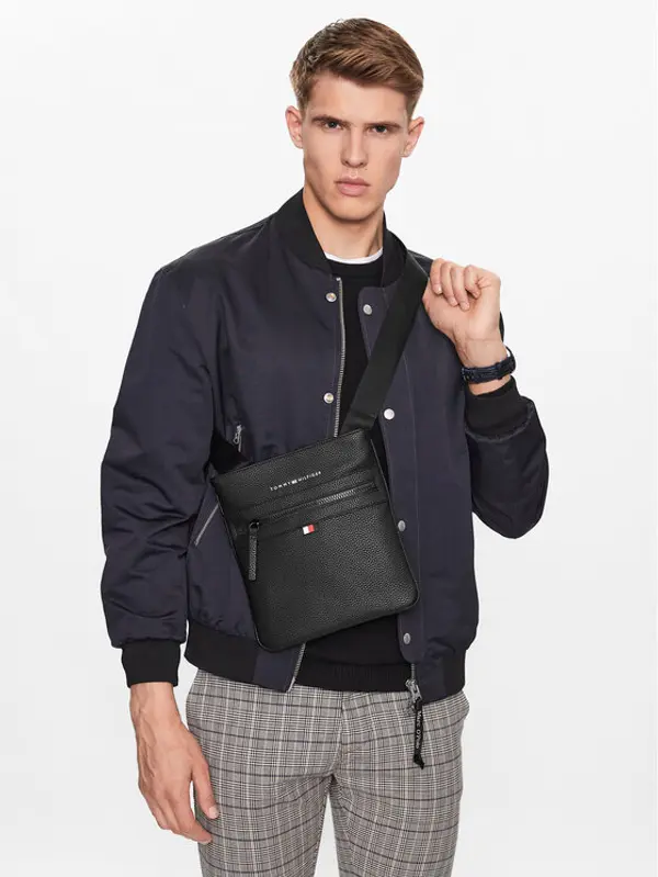 Tommy Hilfiger Tommy Hilfiger Crossover torbica Essential Pu Crossover AM0AM09506 Crna