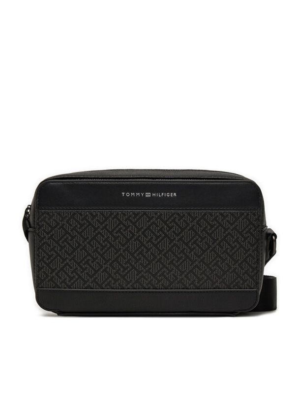 Tommy Hilfiger Tommy Hilfiger Crossover torbica Monogram AM0AM12701 Crna