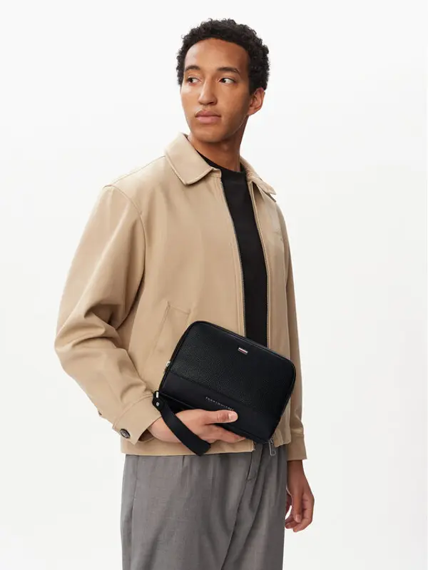Tommy Hilfiger Tommy Hilfiger Crossover torbica Th Central Pouch AM0AM14484 Crna