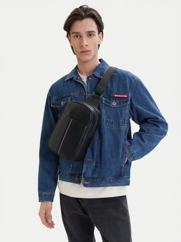 Tommy Hilfiger Tommy Hilfiger Crossover torbica Th Central Slingpack AM0AM14170 Crna