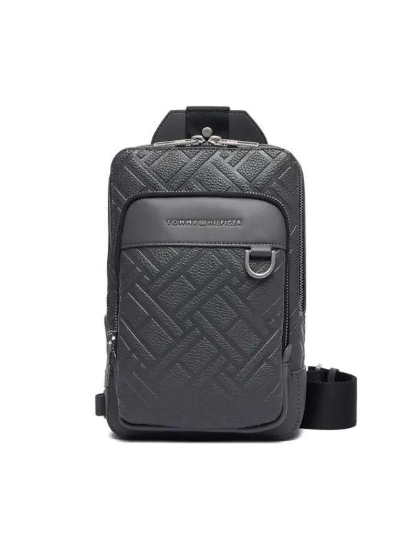 Tommy Hilfiger Tommy Hilfiger Crossover torbica Th Flag Slingpack AM0AM14430 Siva