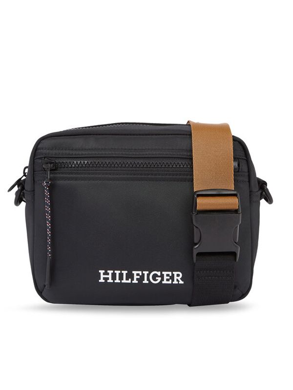 Tommy Hilfiger Tommy Hilfiger Crossover torbica Th Monotype Ew Reporter AM0AM11546 Crna