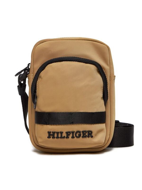 Tommy Hilfiger Tommy Hilfiger Crossover torbica Th Monotype Mini Reporter AM0AM12204 Bež