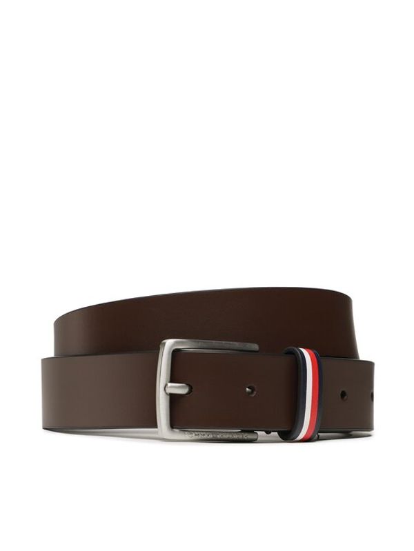 Tommy Hilfiger Tommy Hilfiger Dječji remen Leather Belt AU0AU01677 Smeđa