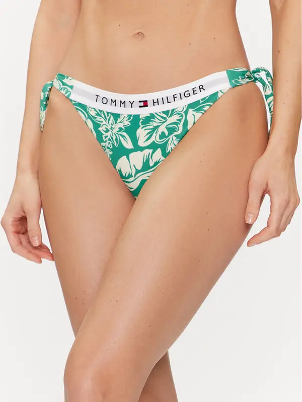 Tommy Hilfiger Tommy Hilfiger Donji dio kupaćeg kostima UW0UW05366 Zelena
