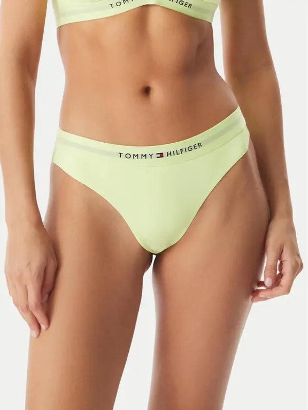 Tommy Hilfiger Tommy Hilfiger Donji dio kupaćeg kostima UW0UW06364 Svijetlo žuta